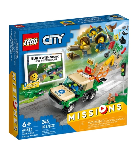 LEGO® City Мисии за спасяване на диви животни 60353