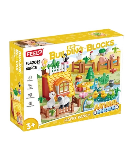 Конструктор Feelo Happy Ranch, 65 ч.