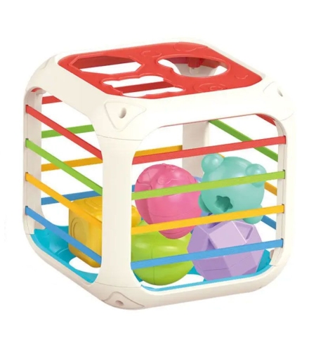 Сортер за бебе 2 в 1 Raya Toys Кубче