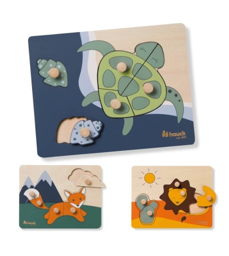 Дървен пъзел Hauck Puzzle N Sort