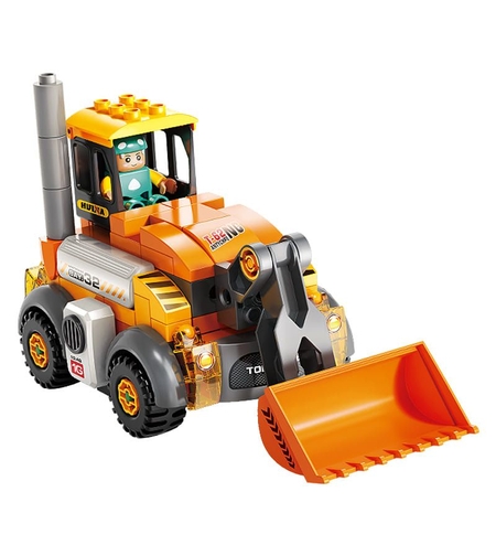 Конструктор 6в1 Feelo Construction Vehicles, 141 ч.