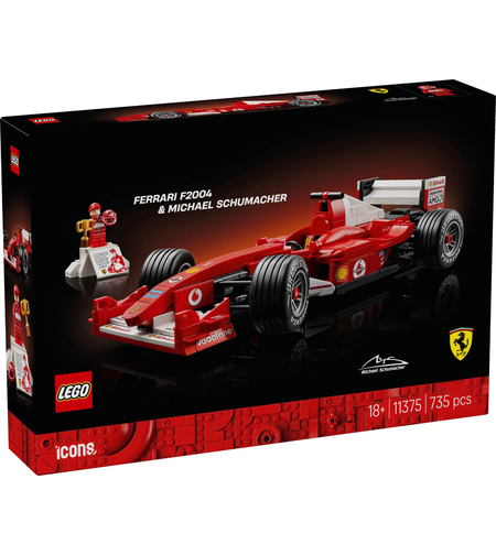 LEGO® Icons Ferrari F2004 и Michael Schumacher 11375
