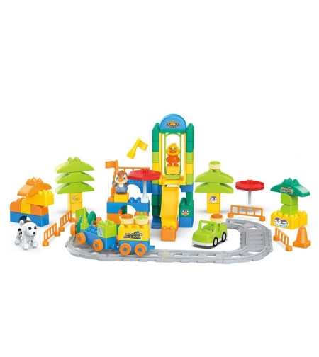 Raya Toys Конструктор Penguin & Duck, в чанта, 95 чaсти