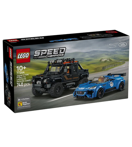 LEGO® Speed Champions Jaguar Project 7 и Land Rover Defender 77264