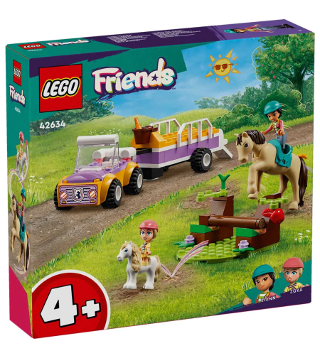 LEGO® Friends Ремарке за кон и пони 42634