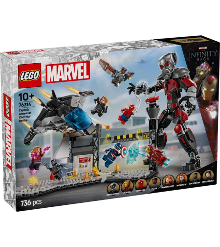 LEGO® Marvel Екшън битка от Първият отмъстител: Войната на героите 76314