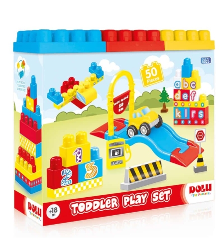 Конструктор DOLU Toddler play set, 50ч. в кутия, 5025