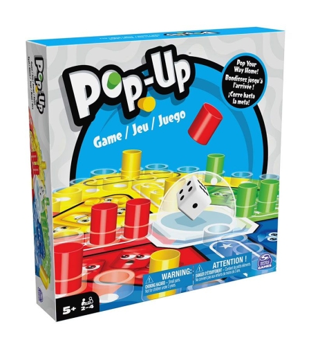 Настолна игра Spin Master Pop-up, Не се сърди, човече