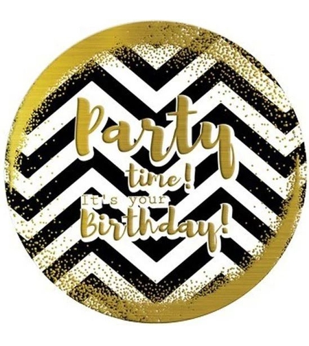 Табелка - картичка - Party time! It's your birthday