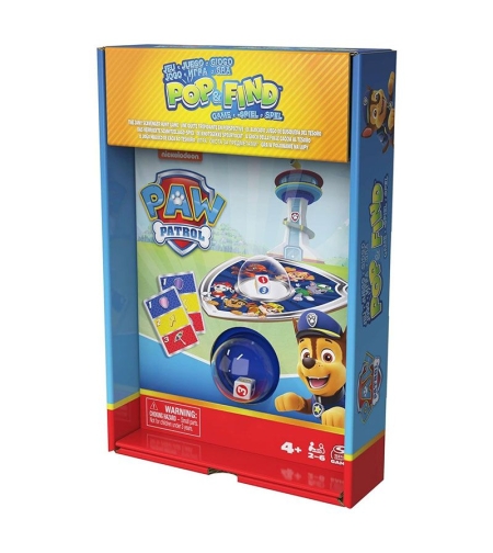 Детска настолна игра Spin Master Paw Patrol Pop and Find