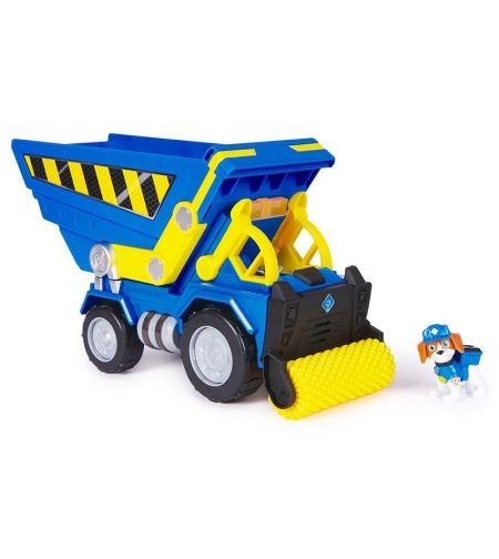 Игрален комплект Spin Master Paw Patrol Rubble & Crew Самосвал и фигурка Уилър, със светлини и звуци