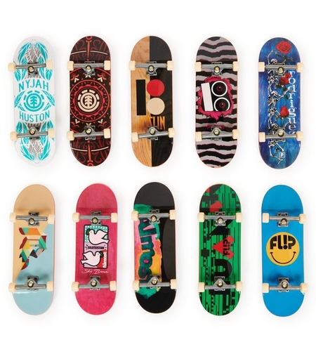 Комплект fidget антистрес фингърбордове Spin Master Tech Deck DLX Pro Pack, 10 броя