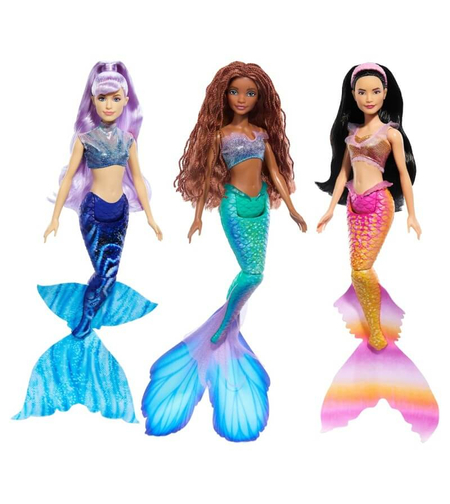 Комплект Mattel Disney Малката русалка с кукли Ariel & Sisters, HND29