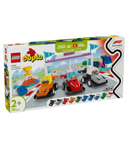 LEGO® DUPLO® F1® Отбор състезателни коли 10445