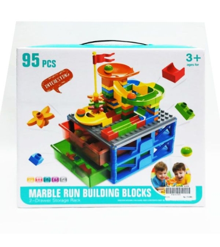 Raya Toys Конструктор с писта за топчета 95 части PG3288