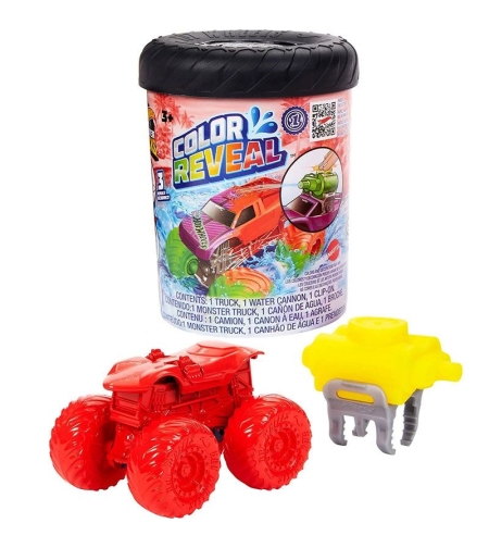 Бъги Mattel Hot Wheels Monster Trucks Color Reveal, с променящ се цвят, HJF39