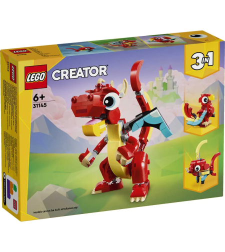LEGO® Creator Червен дракон 31145