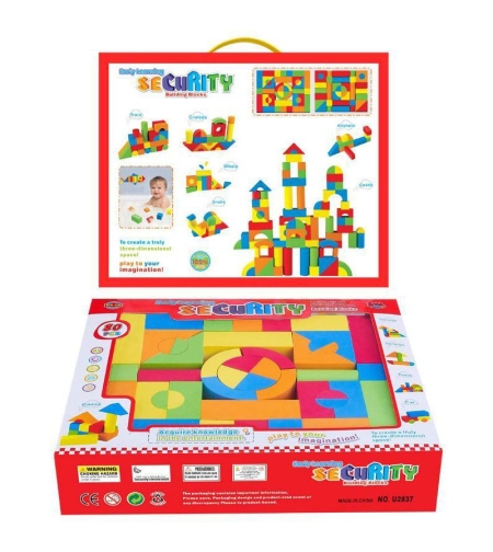 Raya Toys Конструктор с меки части 80 части