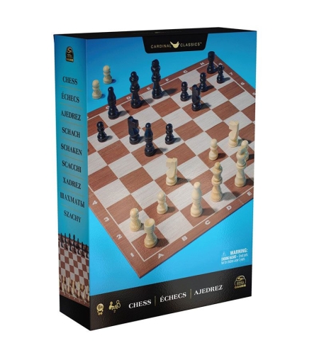 Дървен шах Spin Master Cardinal Classics Chess