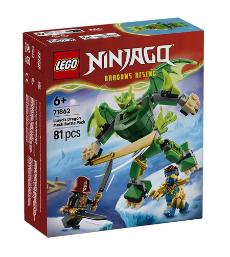 LEGO® NINJAGO® Драконовият робот на Лойд боен пакет 71862