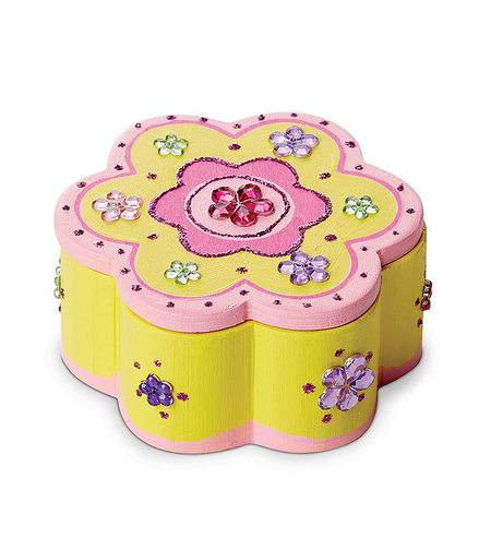 Декорирай своята дървена кутия Melissa and Doug Цвете 18852