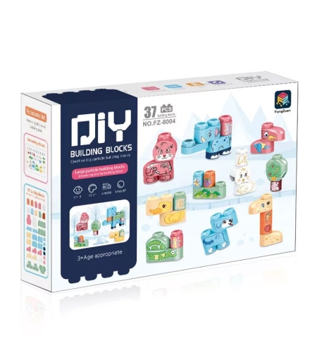 Raya Toys Конструктор Животни, 37 части
