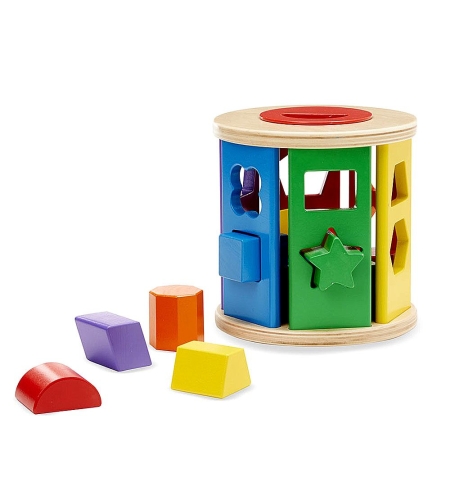 Дървен сортер ролка с форми Melissa and Doug 19041
