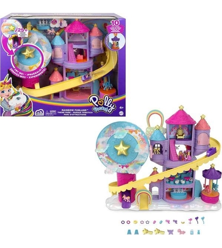 Комплект Polly Pocket Rainbow Funland Theme Park