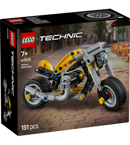 LEGO® Technic Жълт мотоциклет 42225