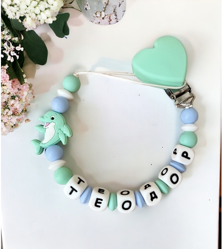 Силиконов клипс за залъгалка - Теодор