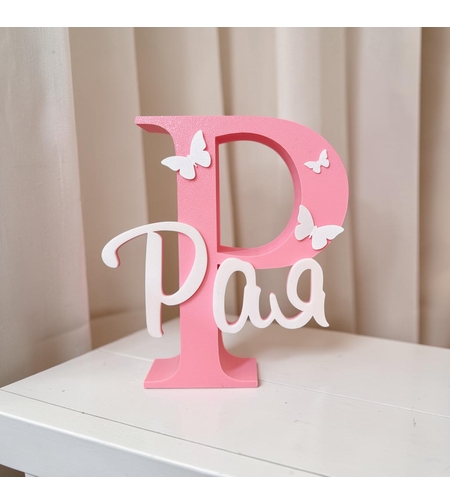 3D буква с име - Рая