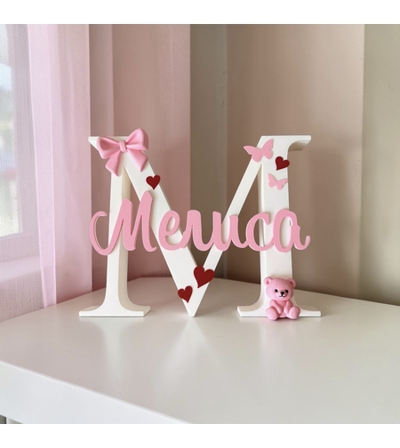 3D буква с име - Мелиса
