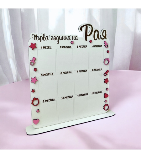 Табло за първата годинка - Рая 2