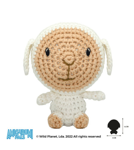 Ръчно плетена играчка, Овца 12см, Wild Planet