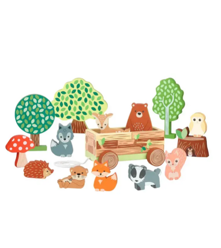 Госрки животни с количка - Woodland (FSC®)