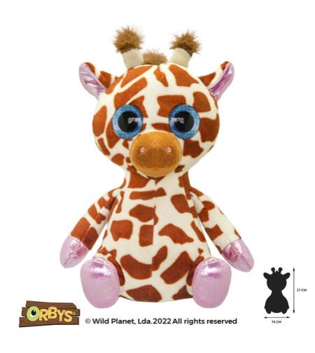 Плюшена играчка, Бебе жираф 21см Wild Planet