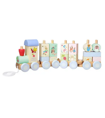 Дървен влак за нанизване -  Peter Rabbit™ Radish Express