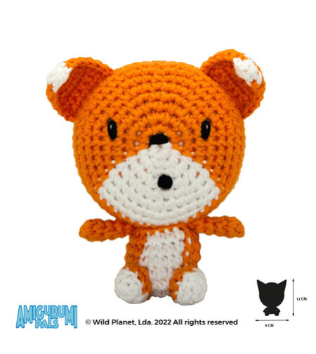 Ръчно плетена играчка, Лисица 12см Wild Planet