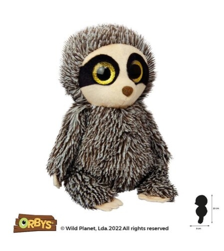 Плюшена играчка, Малък ленивец 20см Wild Planet