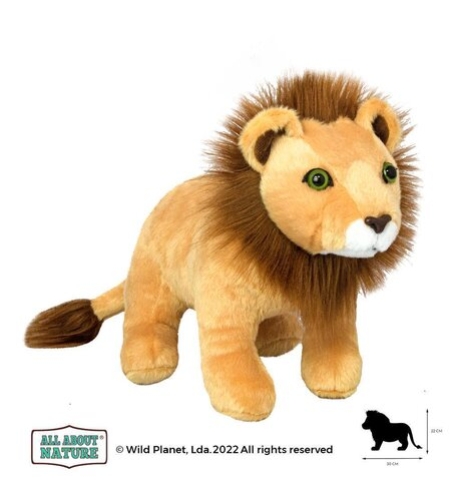 Плюшена играчка, Бебе Лъв 30см. Wild Planet