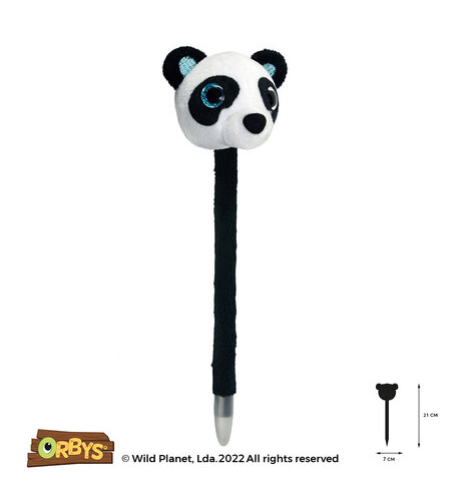 Плюшена химикалка, Панда 21см Wild Planet