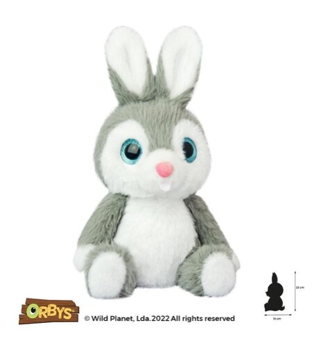 Плюшена играчка, Зайче 22см. Wild Planet