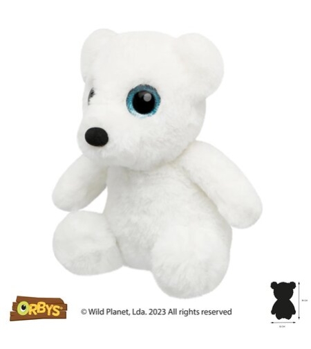 Плюшена играчка, Полярно мече 15см Wild Planet