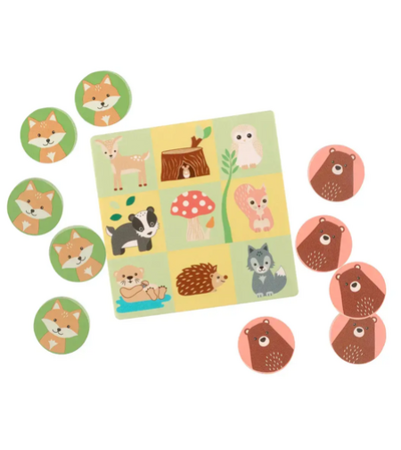 Дървен Морски Шах с животни - Woodland Animals
