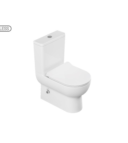 MILA RIMLESS Т. ЧИНИЯ с биде, със смесител за топла и студена вода