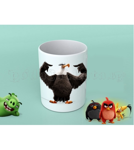 Забавна керамична чаша - Angry Birds 5