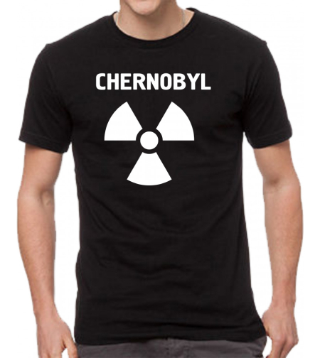 Черна мъжка тениска - Chernobyl 2