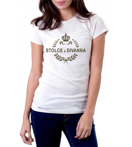 Бяла тениска - Stolce & Divanna