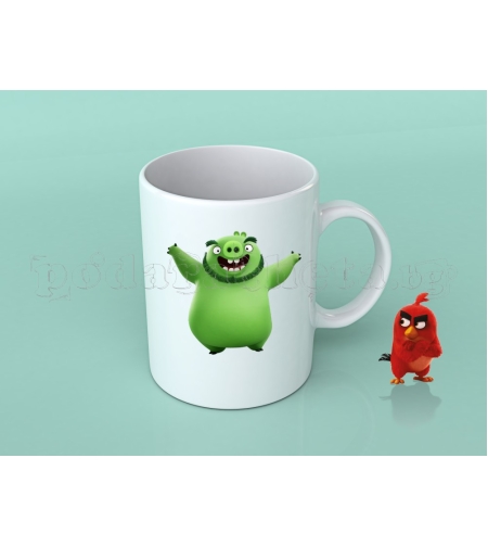 Забавна керамична чаша - Angry Birds 2