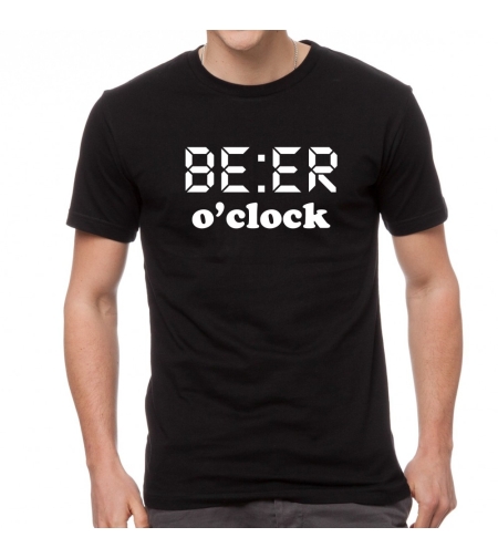 Черна мъжка тениска FOTL - BEER o'clock